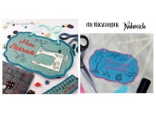 Stickdatei - ITH Türschild Nähreich